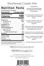 Sugar Free Shortbread Cookie Mix