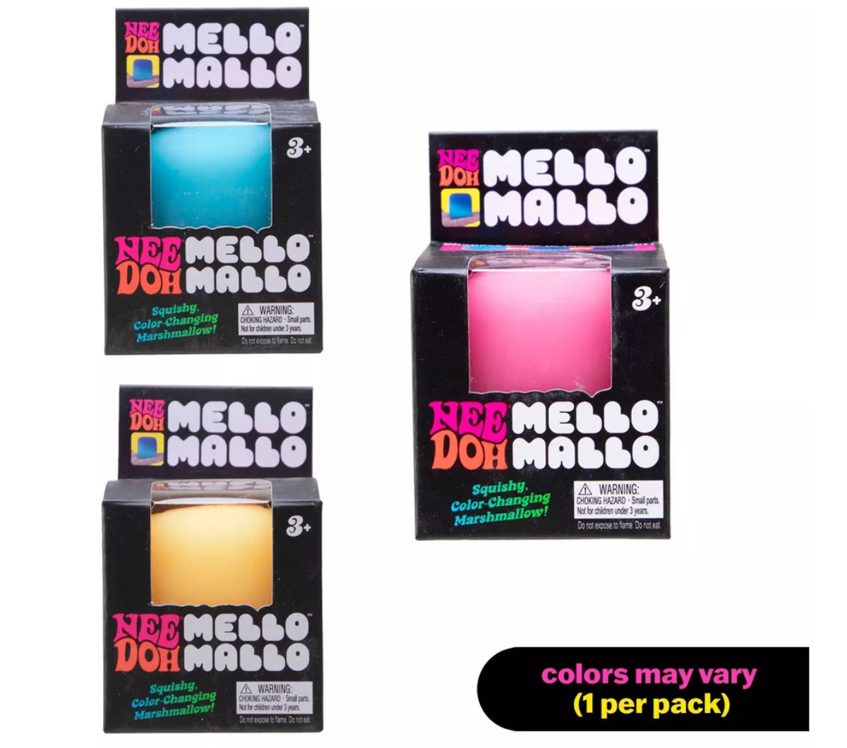 NeeDoh Mello Mallo Stress Ball – Color-Changing Sensory Toy | Keto
