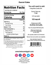 Keto Carrot Cake & Cupcake Mix