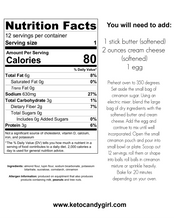 Keto Snickerdoodle Mix