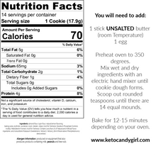 Keto Lemon Cookie & Cake Mix