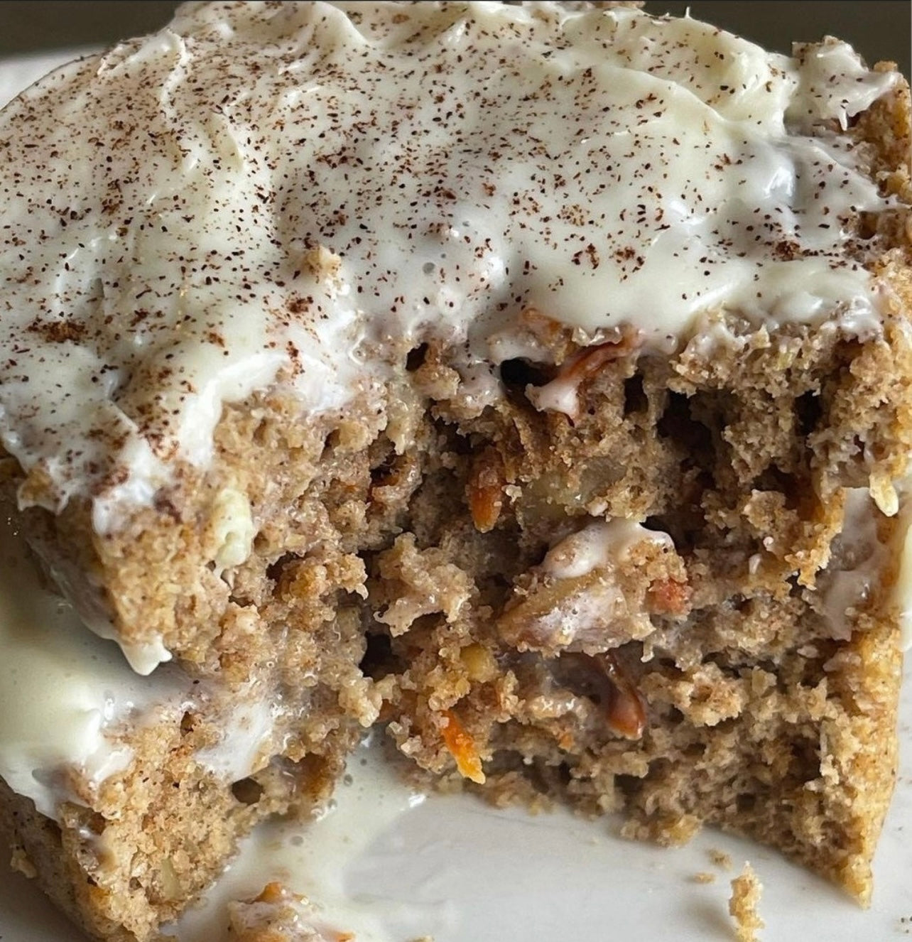 keto Carrot Cake Mug Cake - Keto Candy Girl