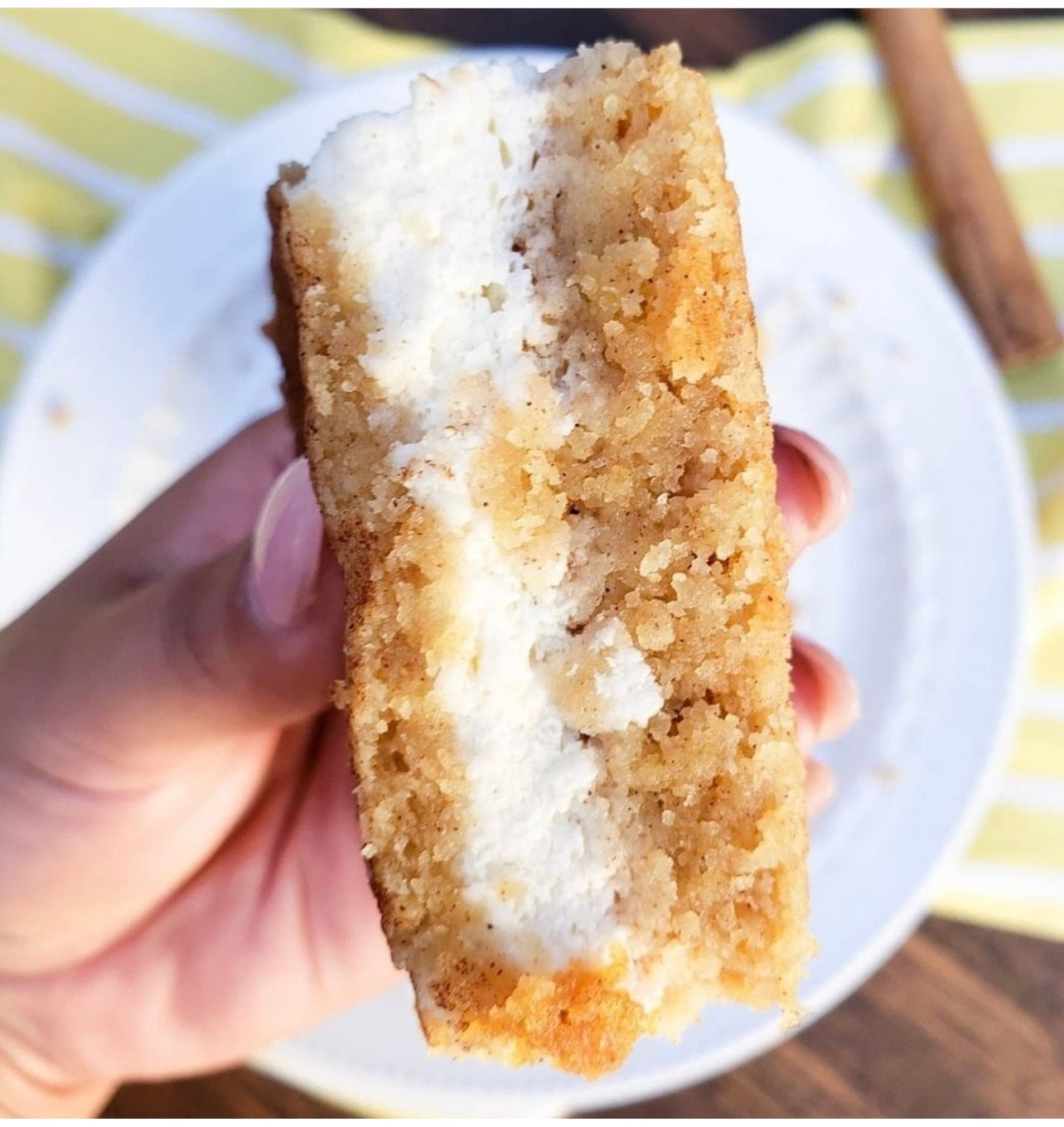 Keto Snickerdoodle Cheesecake Bars - Keto Candy Girl
