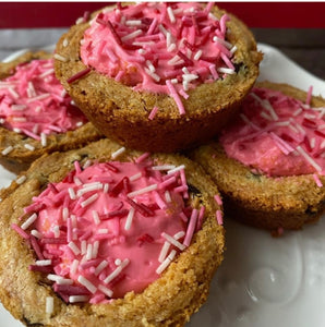 Valentines Cheesecake Cookie Cups
