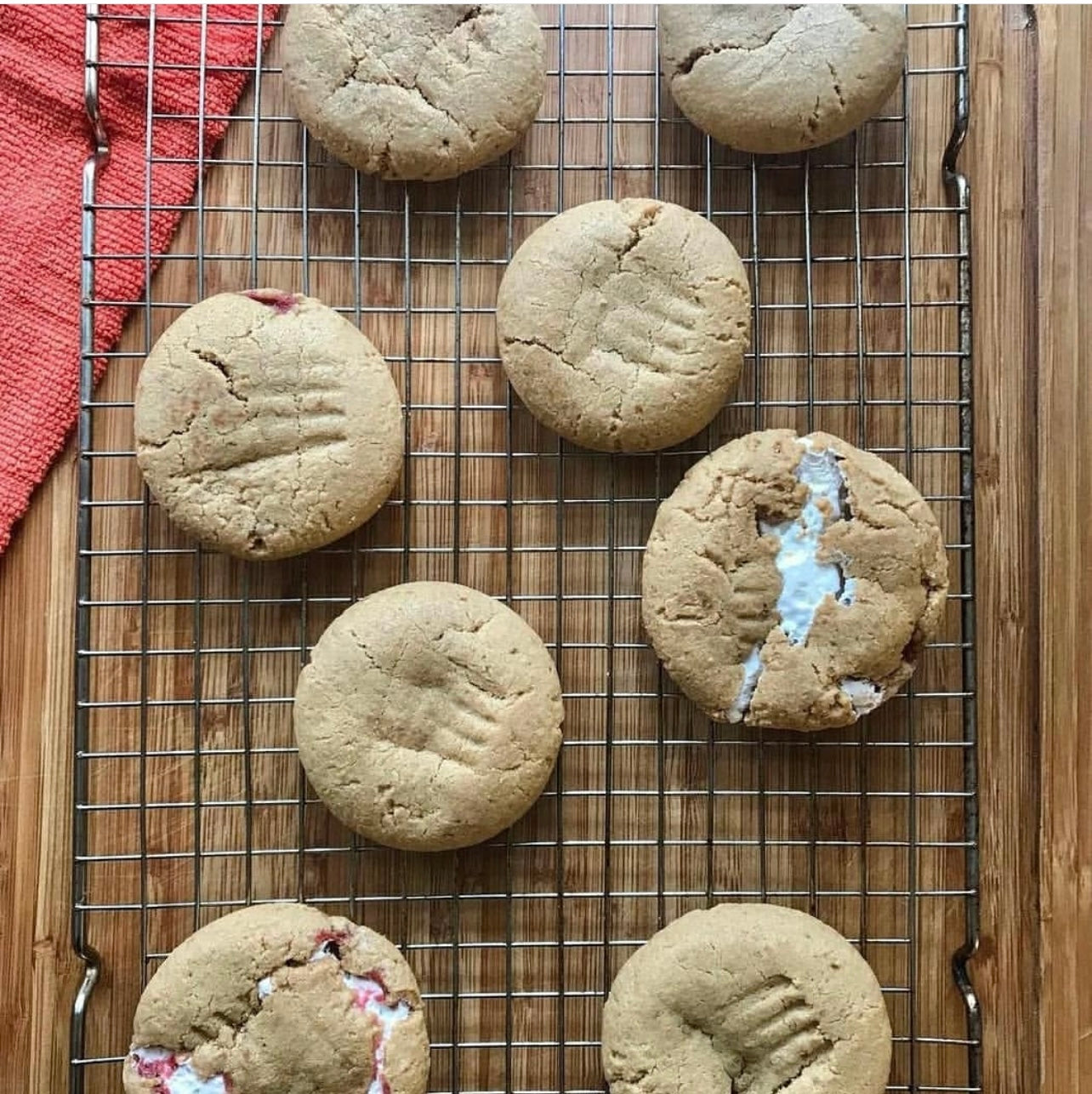 KETO PB&J STUFFED COOKIES Keto Candy Girl