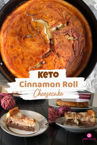 Keto Cinnamon Roll Cheesecake