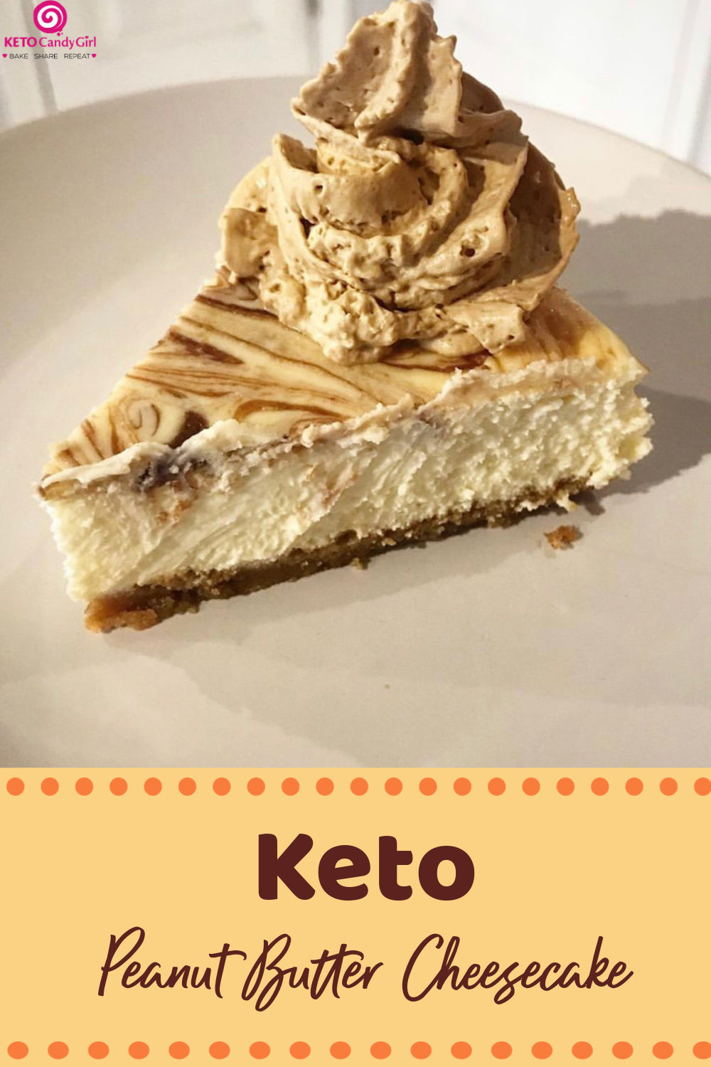 Keto Peanut Butter Cheesecake Keto Candy Girl