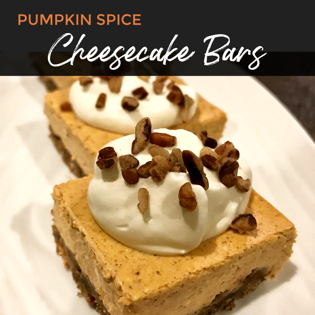 Pumpkin Cheesecake Bars - Keto Candy Girl