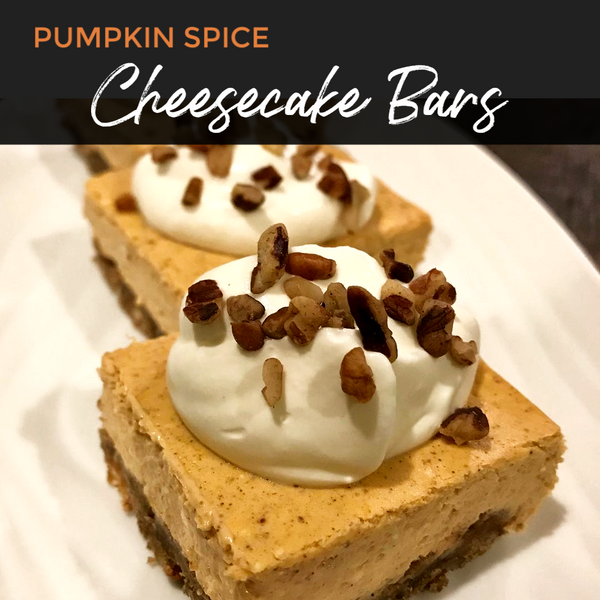 Pumpkin Cheesecake Bars