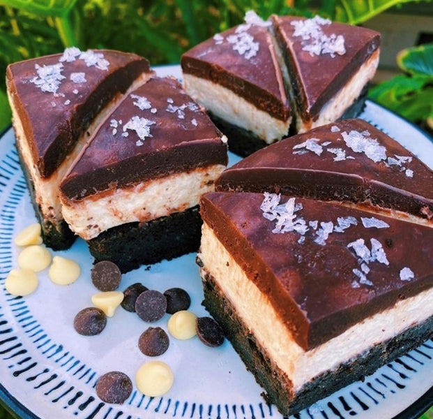 KETO Cheesecake Brownies