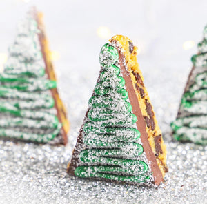 Christmas tree cookie bars