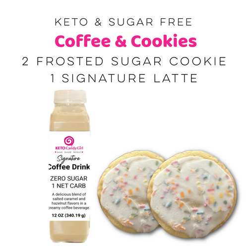 Coffee & Cookies Sugar free, Gluten Free, Keto