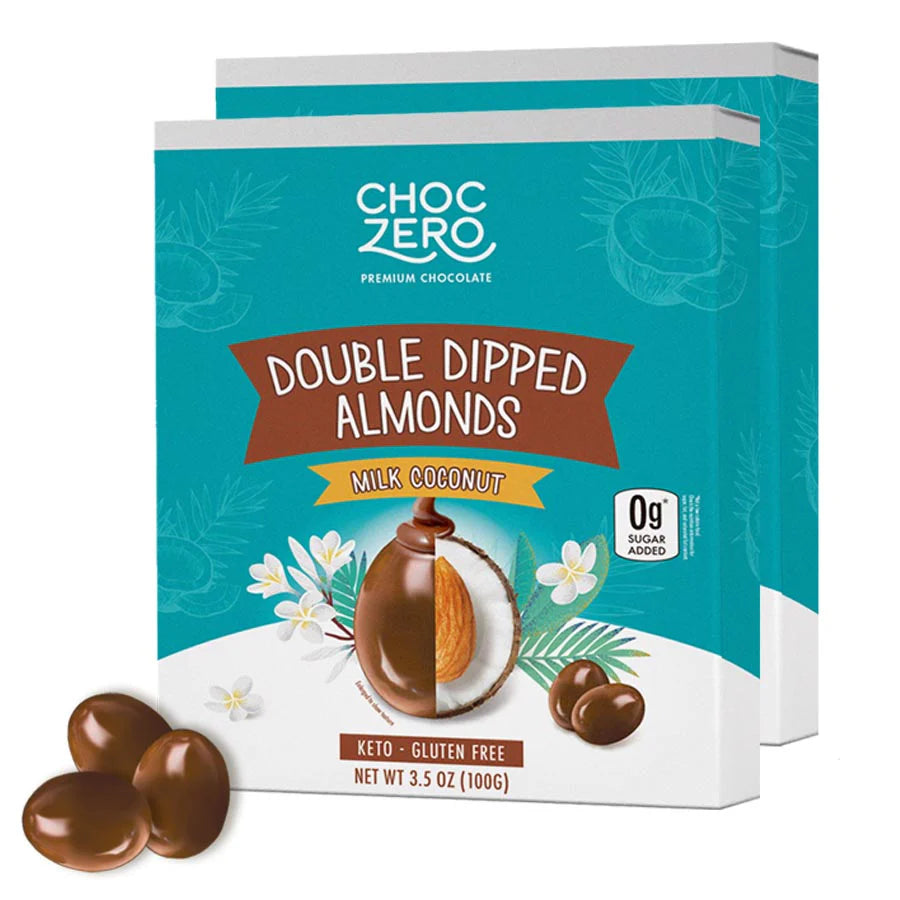 MILK CHOCOLATE COVERED COCONUT ALMONDS