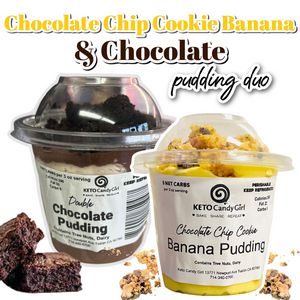 Pudding Duo Keto, Gluten Free, Sugar Free