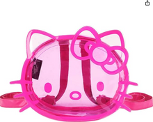 Hello Kitty Character Head Clear Adult Pink PVC 12" Backpack