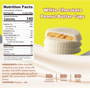 Choc Zero White Chocolate Peanut Butter Cups