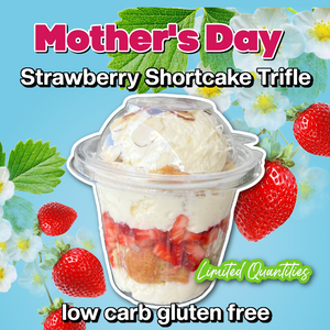 Strawberry Shortcake Trifle Box (2) sugar free, keto friendly