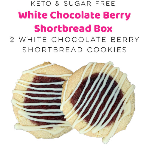 White Chocolate Berry Shortbread Box