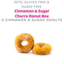 Cinnamon & Sugar Churro Donuts Box Keto, Sugar Free & Gluten Free