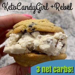 Keto Cookies and milk shake shots - Keto Candy Girl
