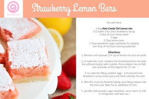 Strawberry Lemon Bar Kit (Makes 2 batches)