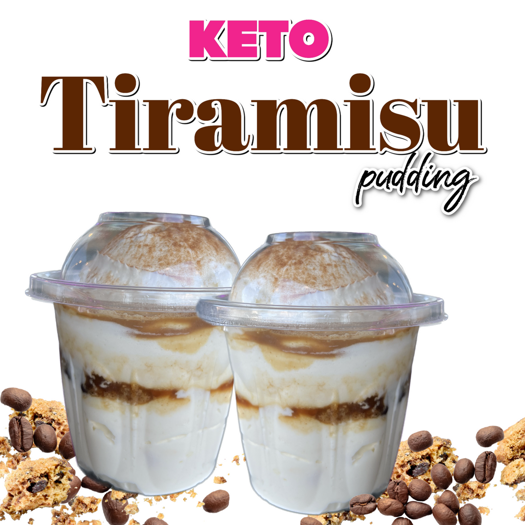 Tiramisu Pudding KETO, Gluten Free & Sugarfree (2) Box